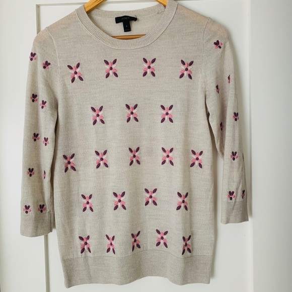 Jcrew Tippi Sweater with Embroidered Details - Picture 7 of 11